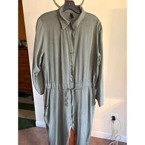 NWOT Venti 6 Green Jumpsuit Large